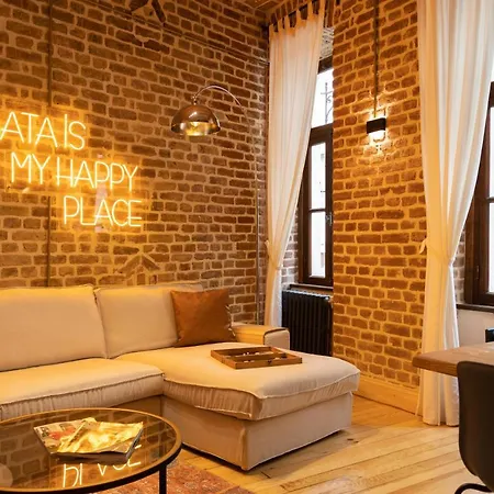 Galata Loft In Heritage Sea View Building Apartament Stambuł